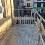 Steel walkway and hand rail